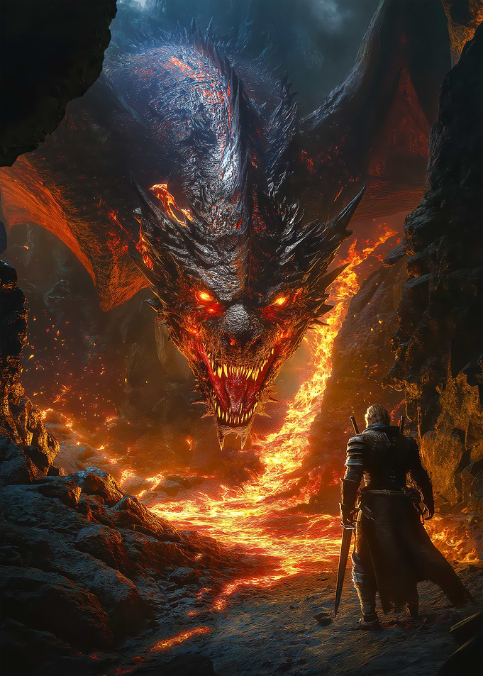 Dragon and Knight