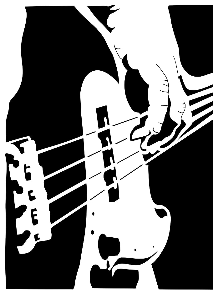 Bass Guitar Silhouette