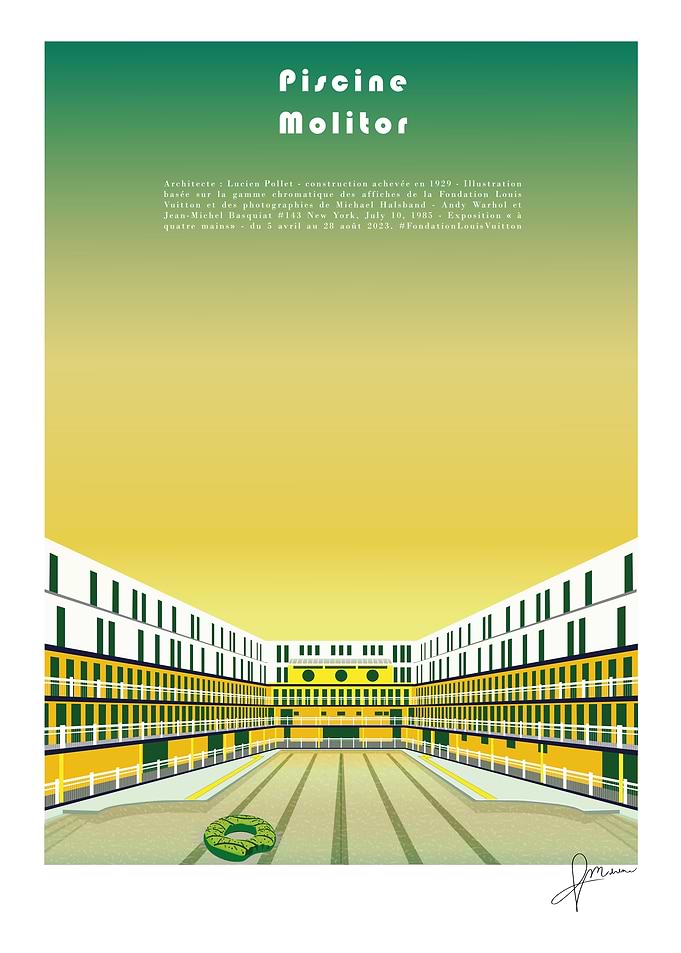 Piscine Molitor Poster