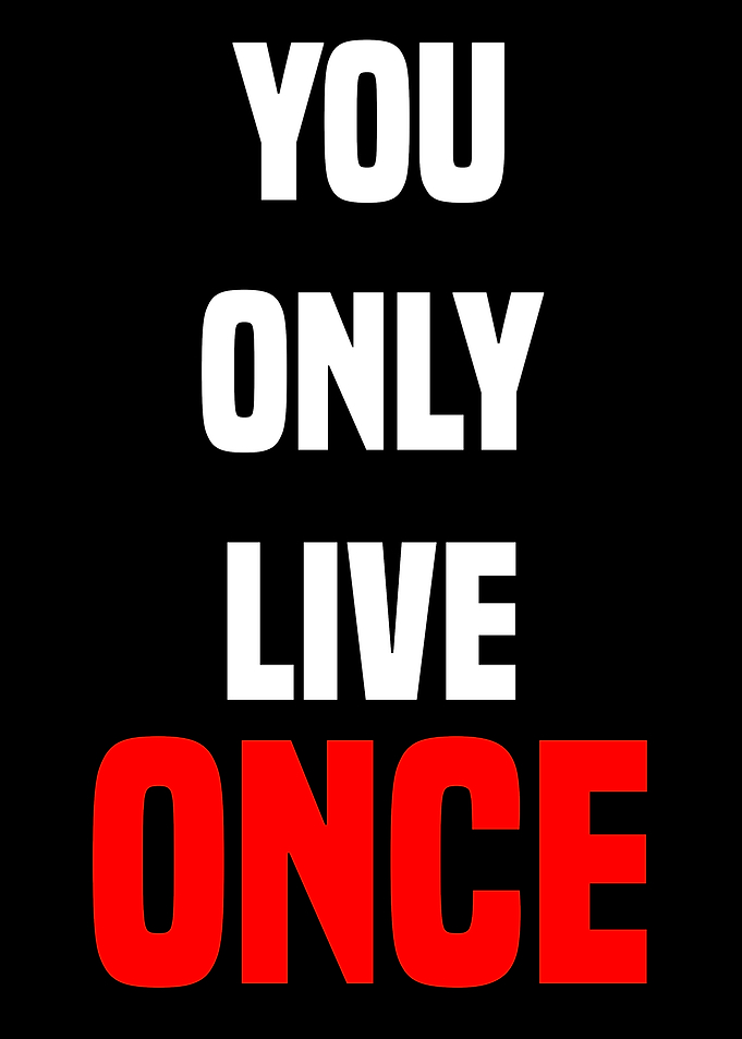 You Only Live Once