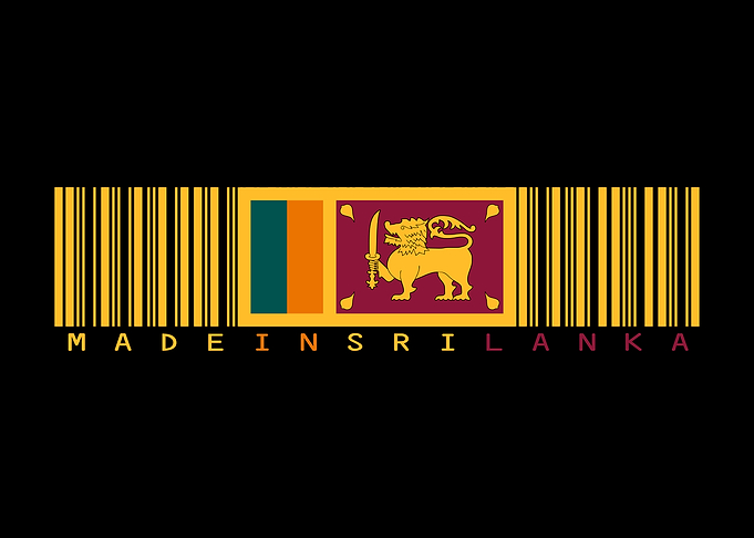 Sri Lanka Flag Barcode
