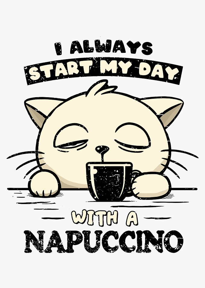 Sleepy Cat Napuccino