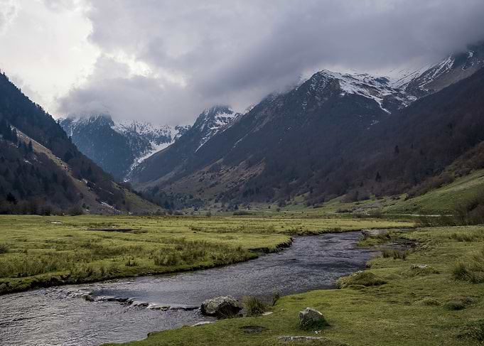 Mountain River Valley