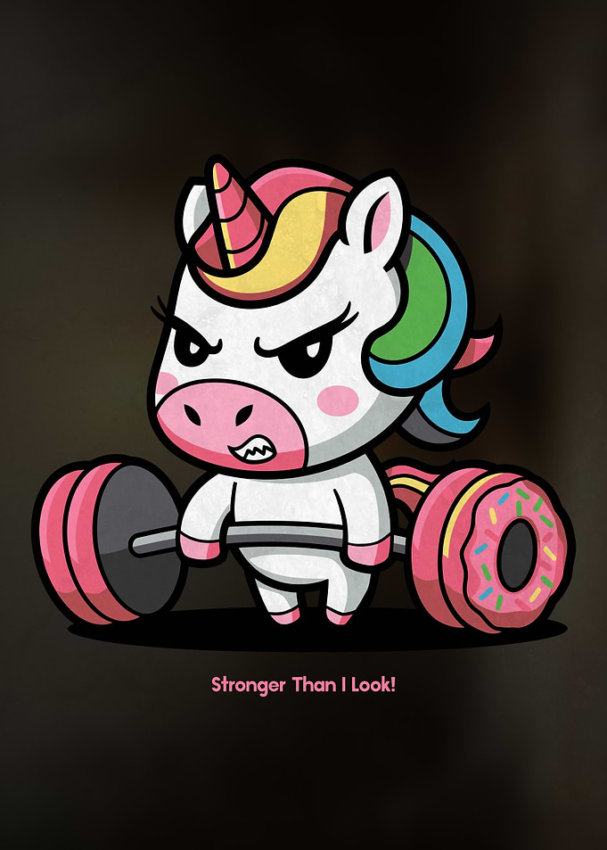 Strong Unicorn Weightlifting