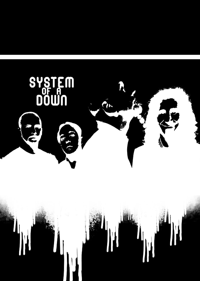 System of a Down Band Poster