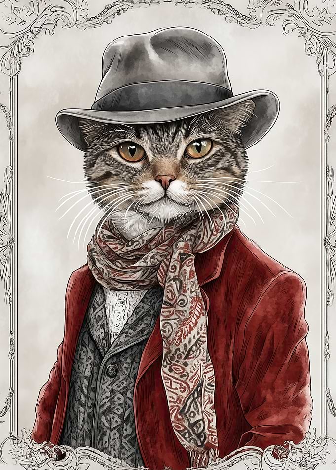 Cat in a Fedora