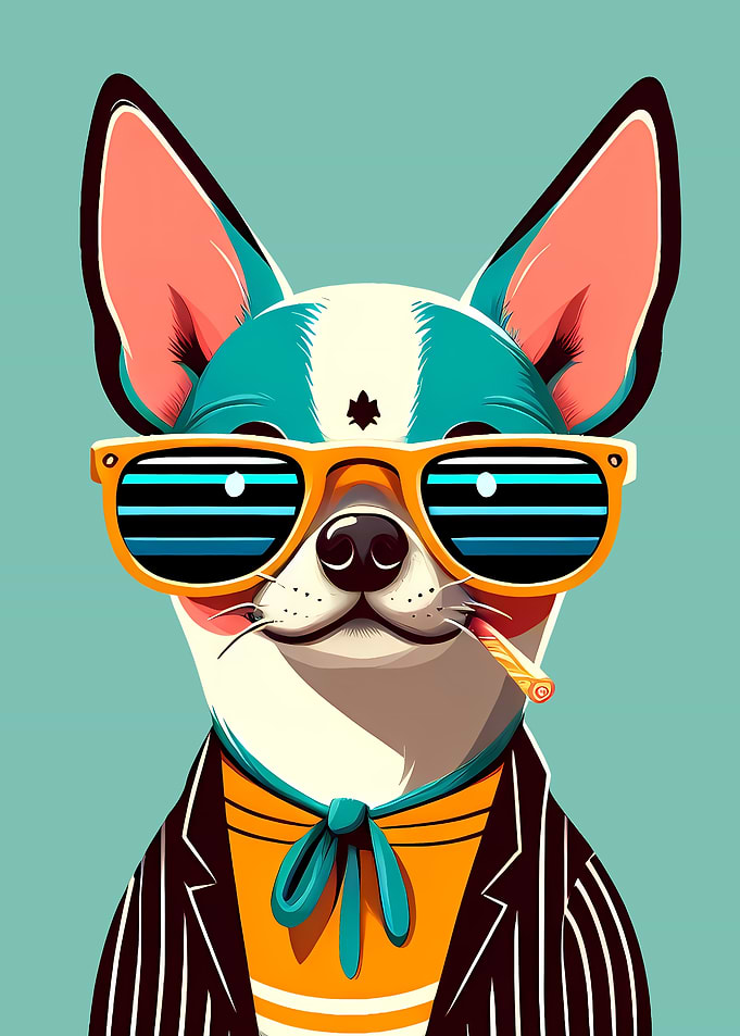 Cool Chihuahua in Sunglasses