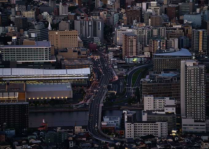 Nagasaki cityscape