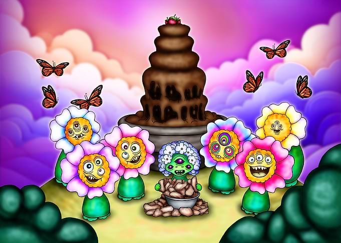 Chocolate Fountain Fantasy