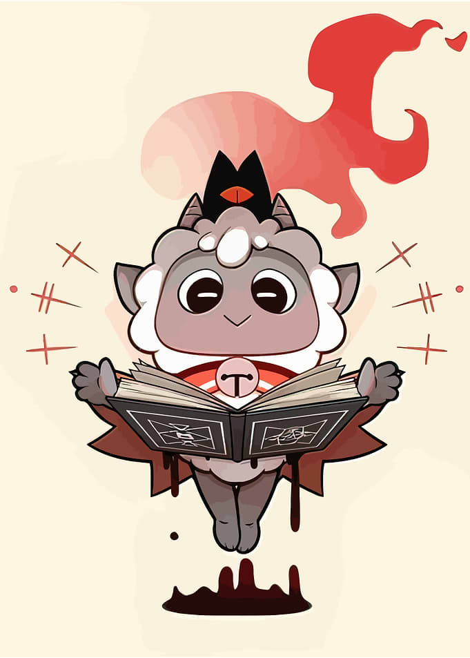 Cute Sheep Wizard