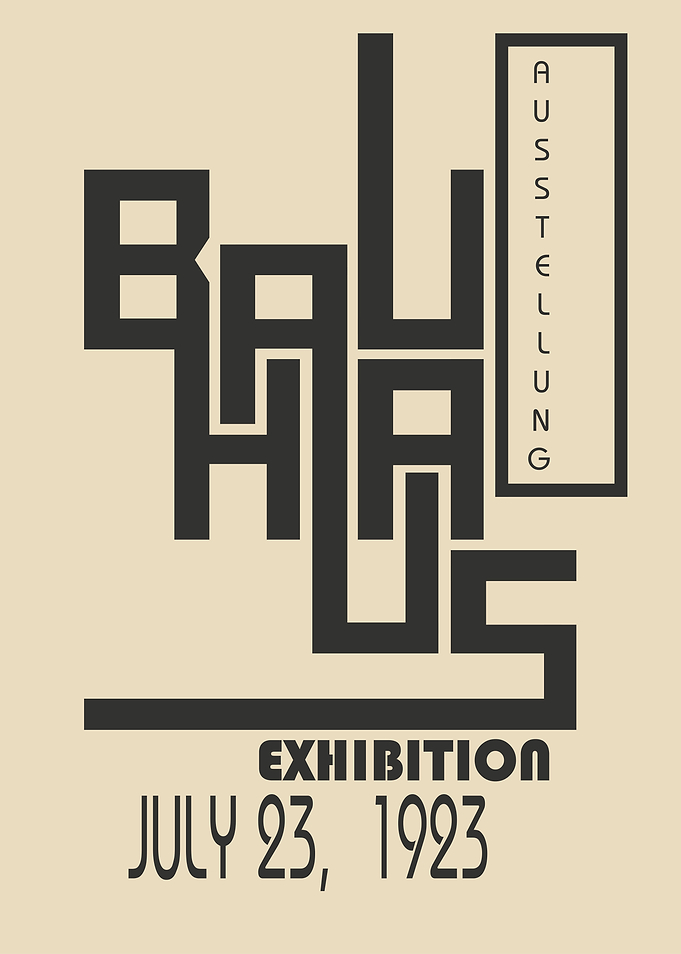 Bauhaus Exhibition Poster