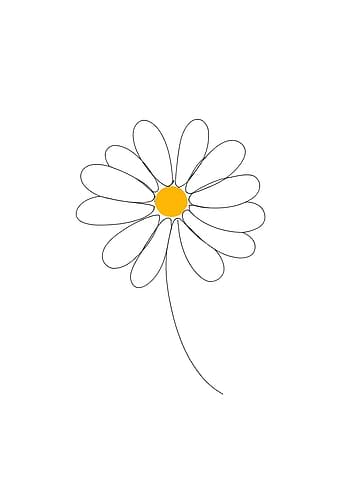Single Line Daisy