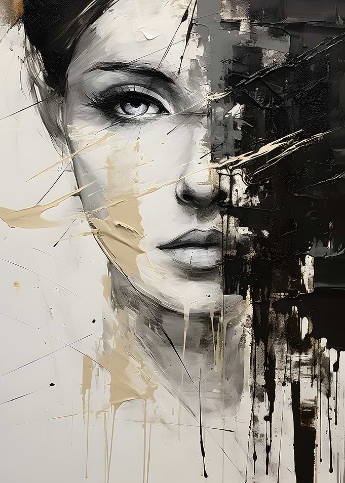 Abstract Woman Portrait