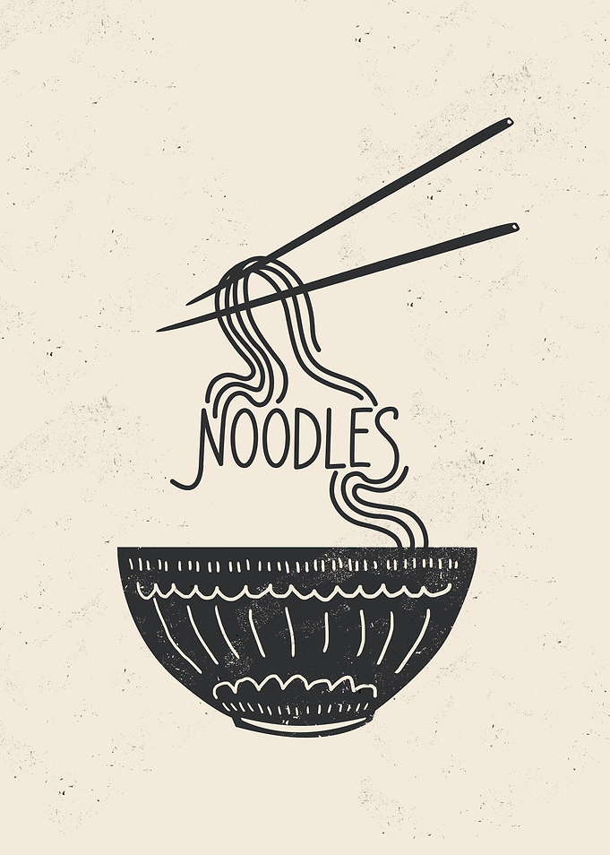 Noodles Illustration