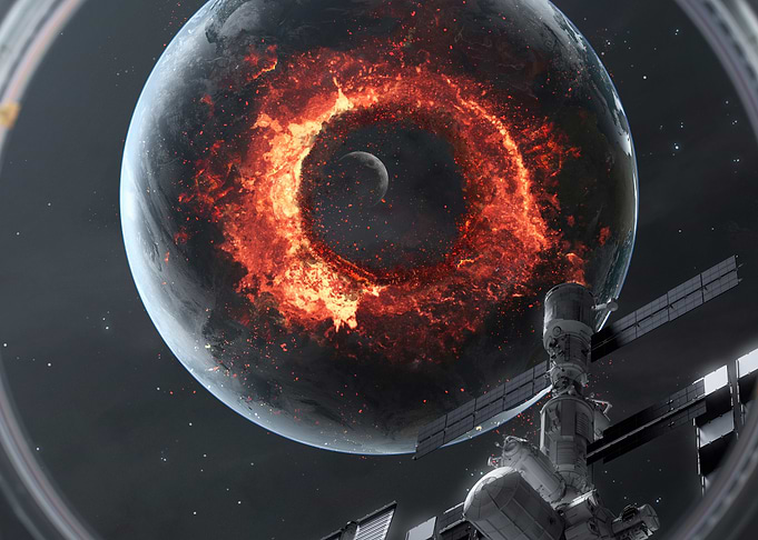 Planet in Flames