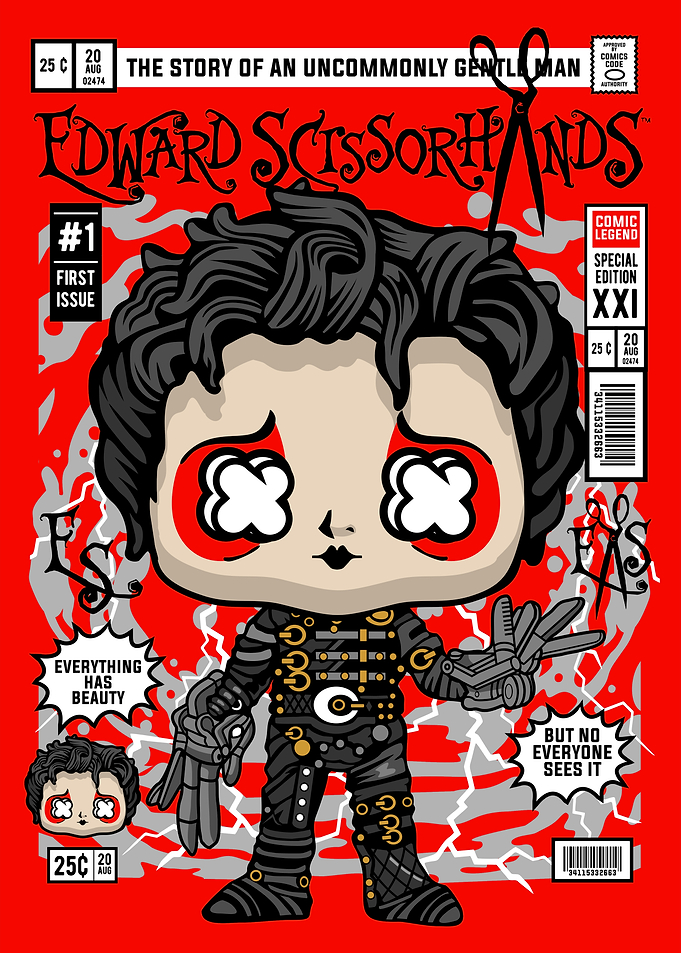 Edward Scissorhands Comic Cover