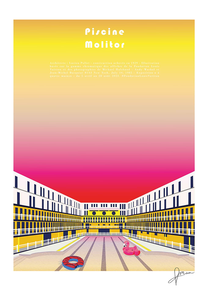 Piscine Molitor Poster