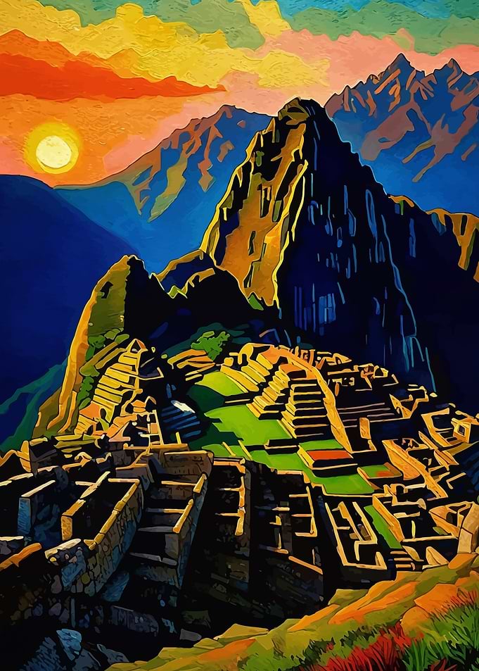 Machu Picchu Sunset
