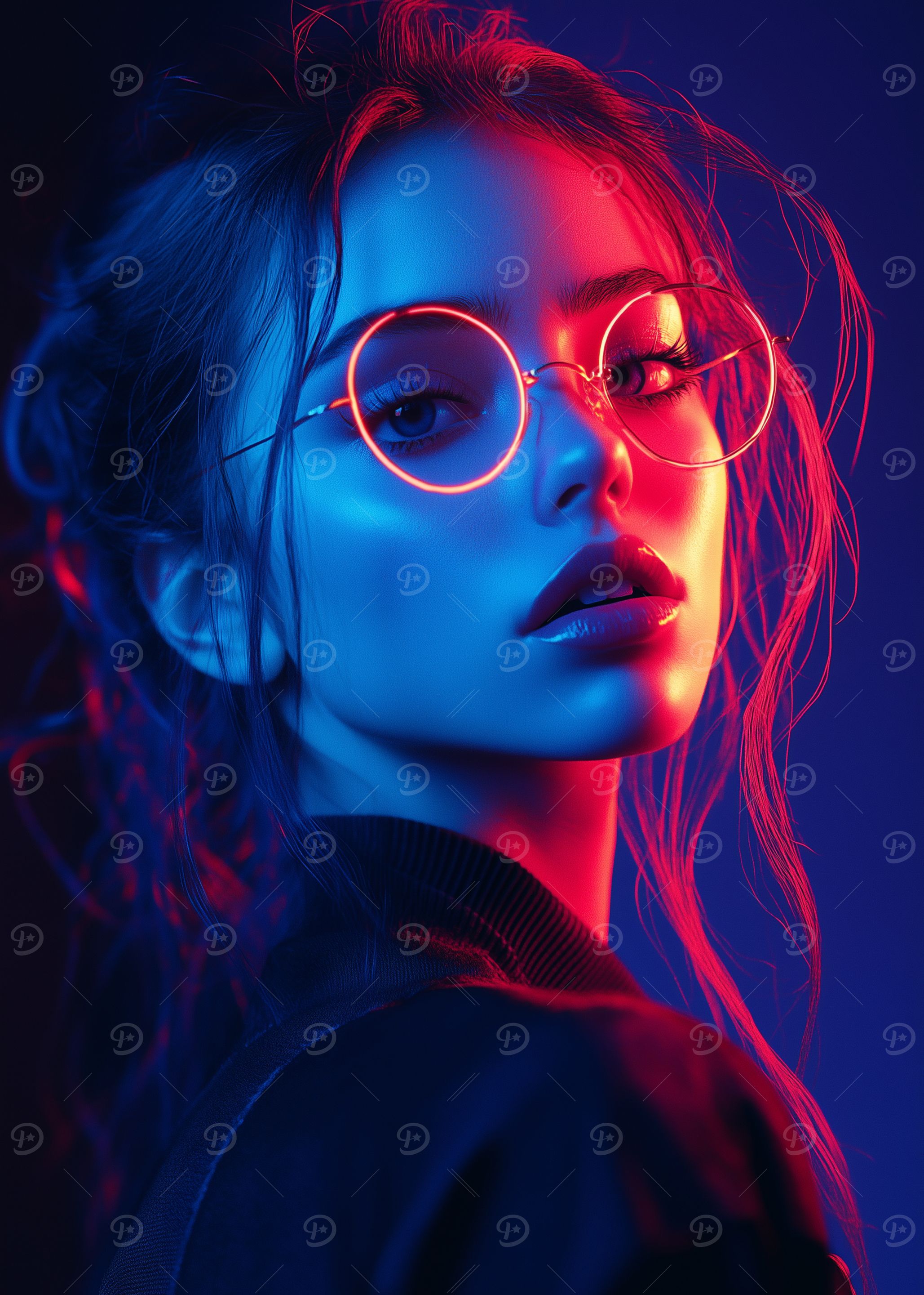 Neon Portrait