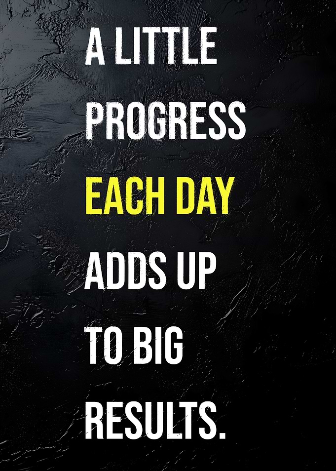 Progress Motivational Quote