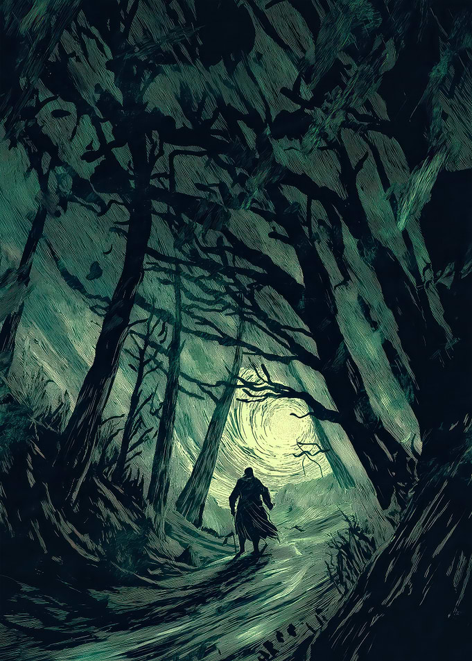 Mysterious Forest Path