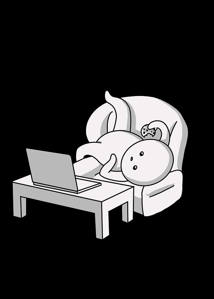 Relaxing with a Cookie