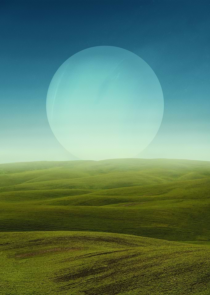 Endless rolling hills