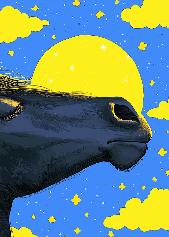Horse and Moon
