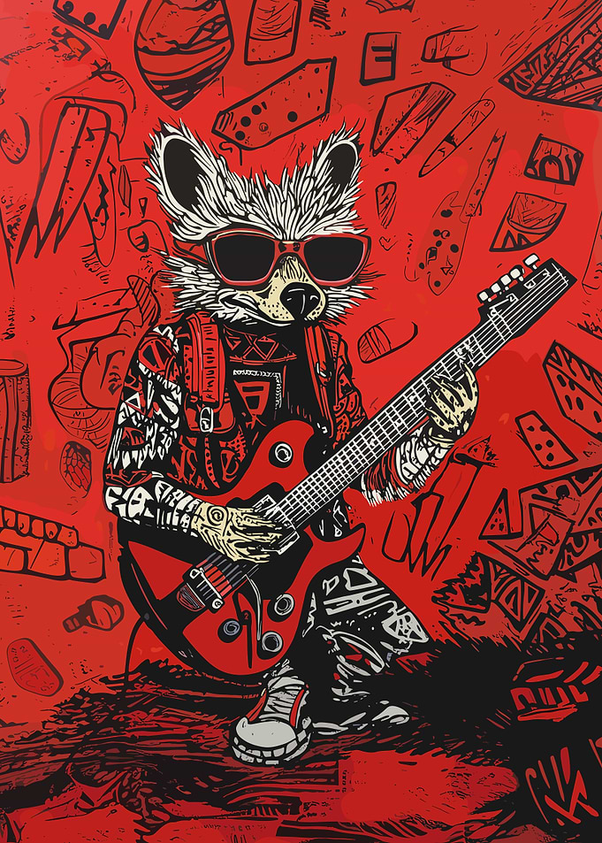 Rockstar Raccoon