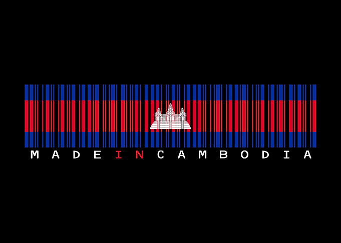 Cambodia Flag Barcode