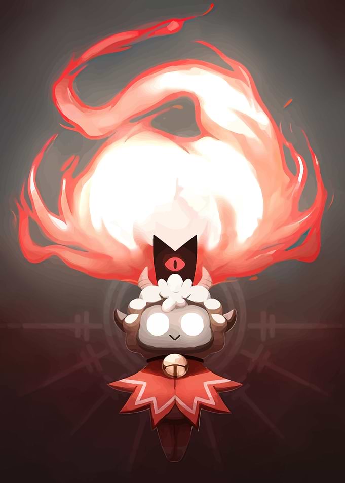 Fire Sheep Character Art