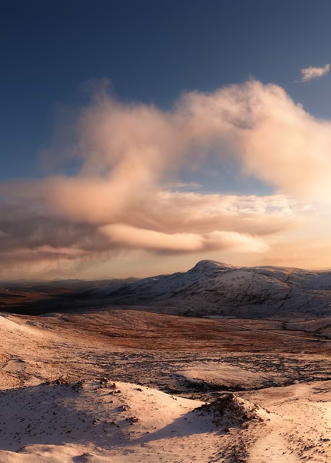 Snowy Mountain Landscape