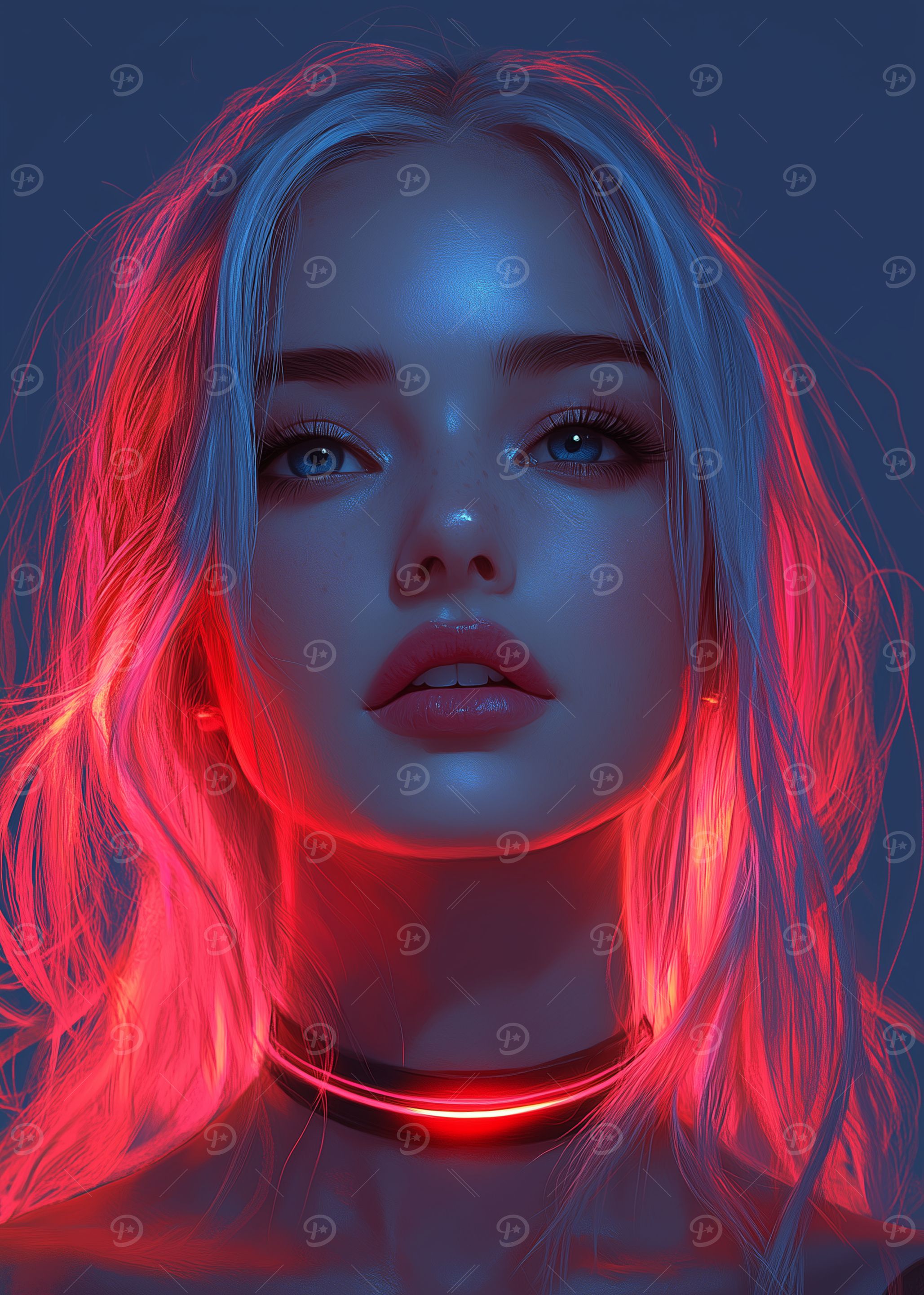 Neon Portrait