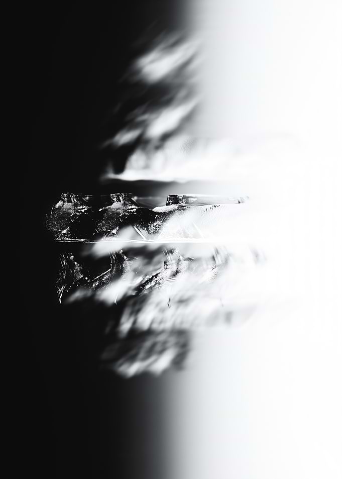 Abstract Mountain Landscape