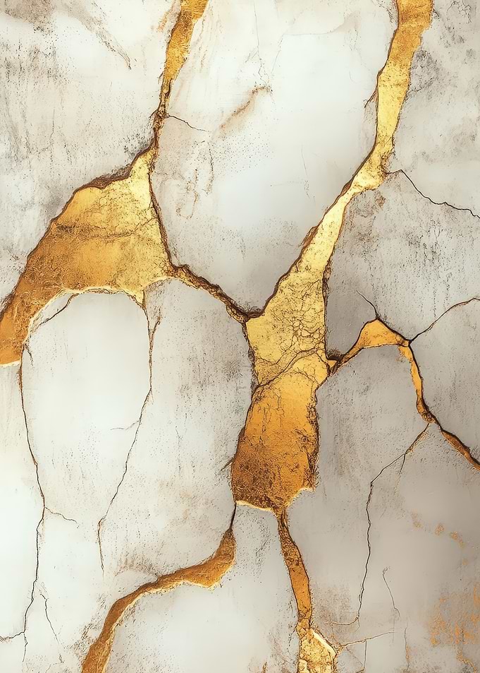 White And Gold Marble