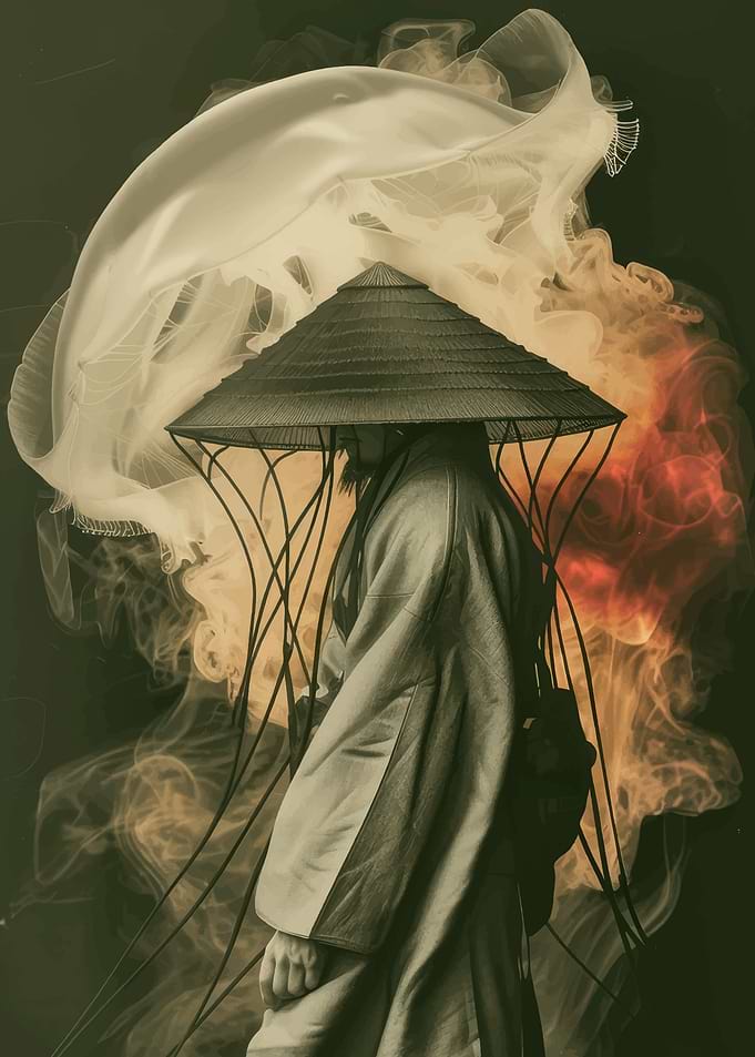 Silhouette in Smoke