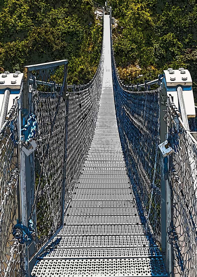 Suspension Bridge View