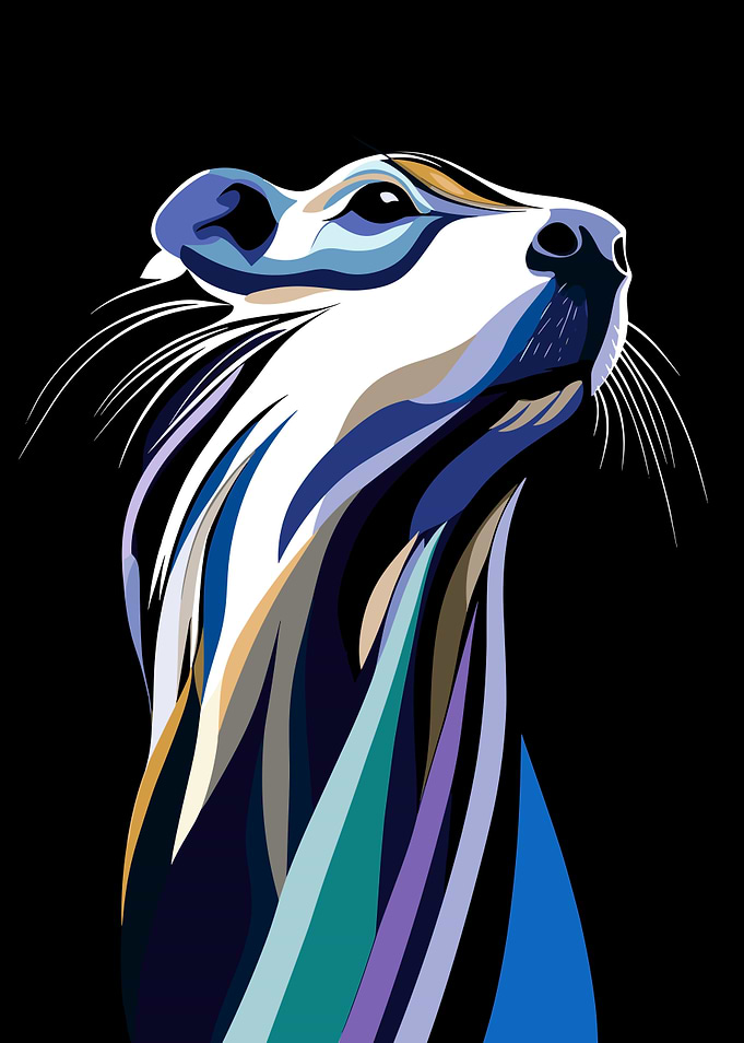 Abstract Animal Portrait