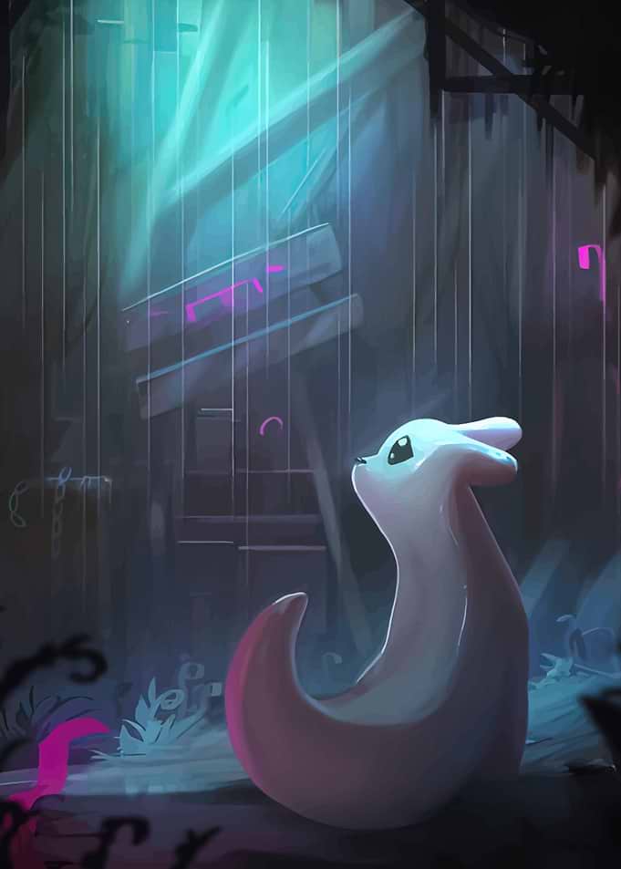 Creature in a Neon Rain