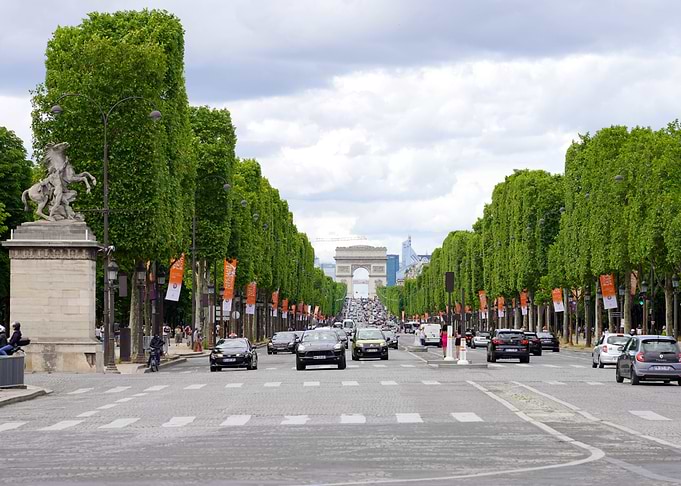 Arc de Triomphe Avenue, Paris