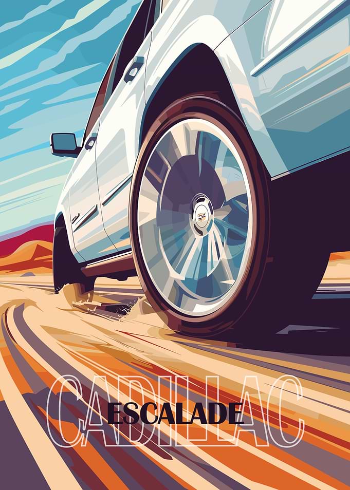 Cadillac Escalade Driving
