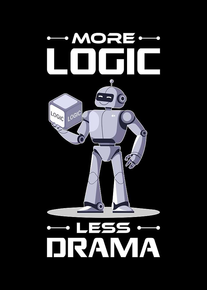 Robot with Logic Cube