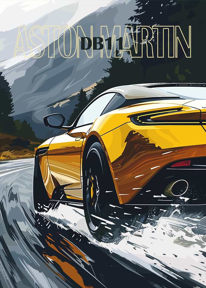 Aston Martin DB11 Poster