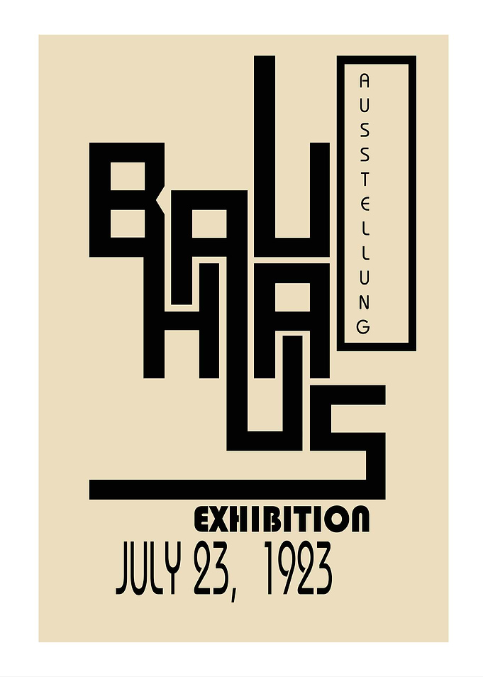 Bauhaus Exhibition Poster