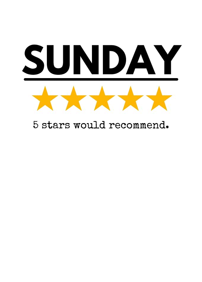 Sunday 5 Stars