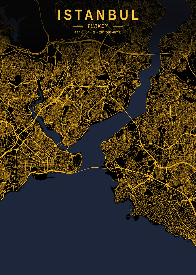 Istanbul Golden City Map