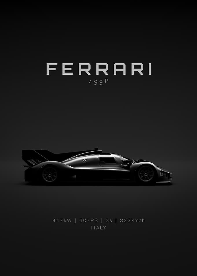 2023 Ferrari 499P Race Car