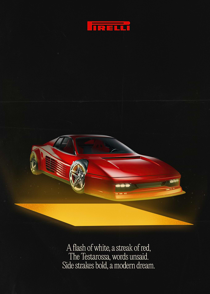 Ferrari Testarossa Float Minimal
