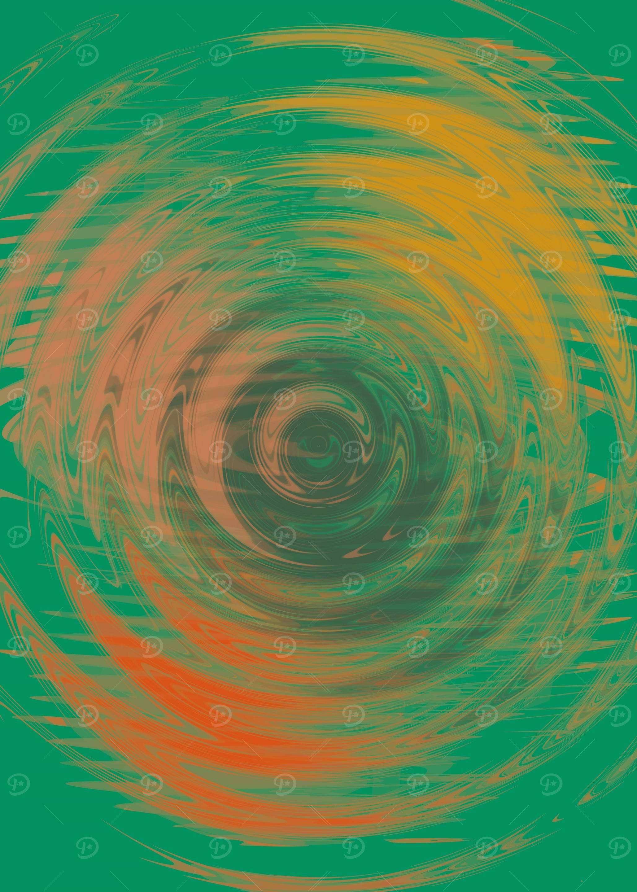 Abstract Colorful Swirling Pattern