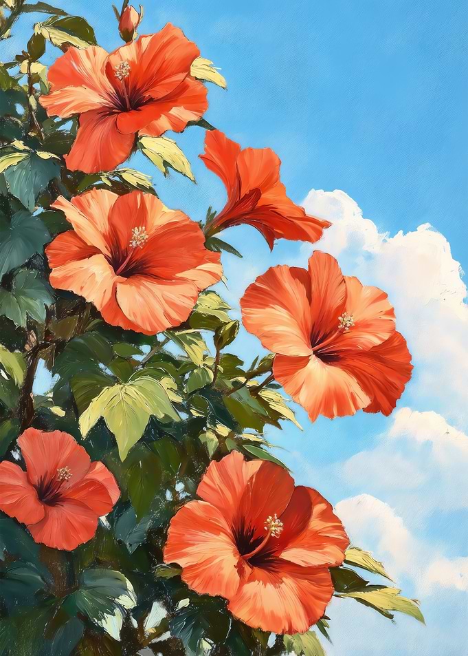 Bloom in Hibiscus